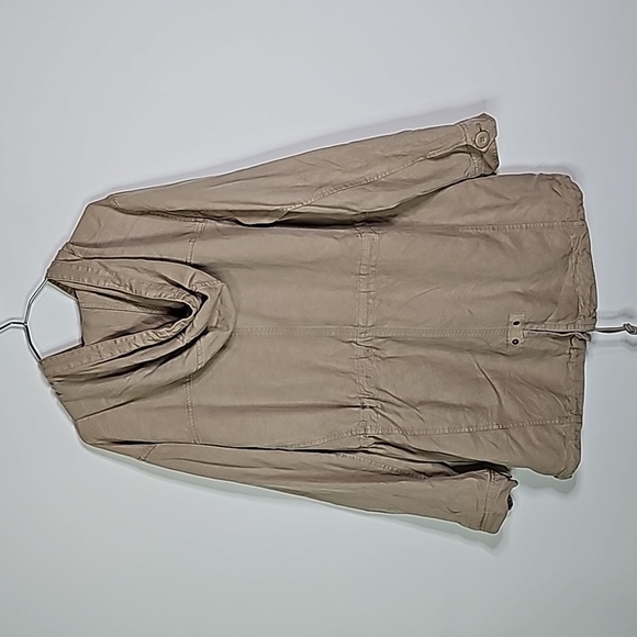 American Eagle Outfitters Tan Hooded Jacket - Picture 4 of 8